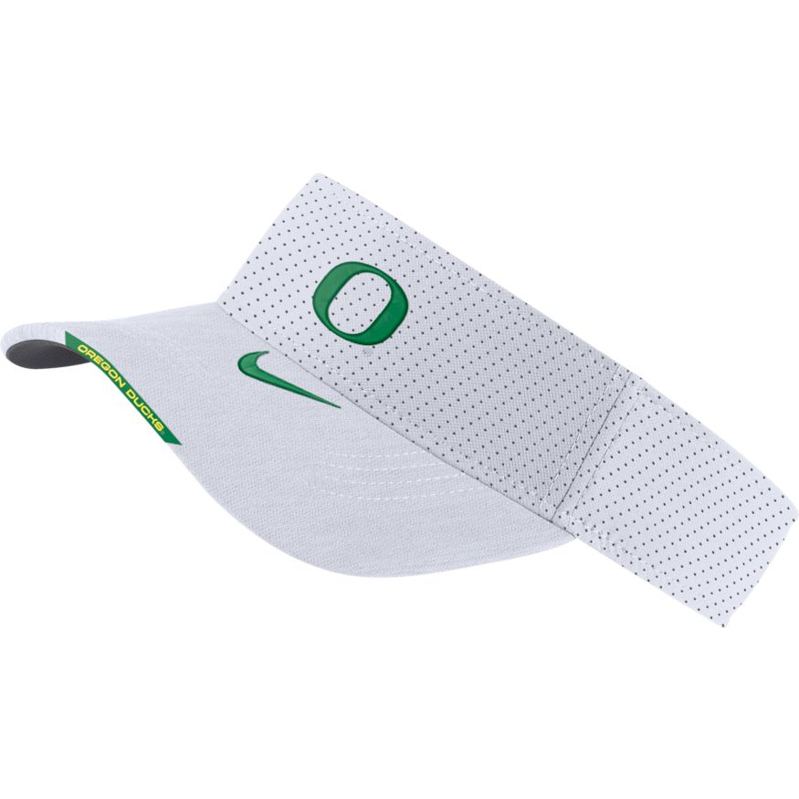 White Nike Dri FIT AeroBill 2021 Apple O Visor